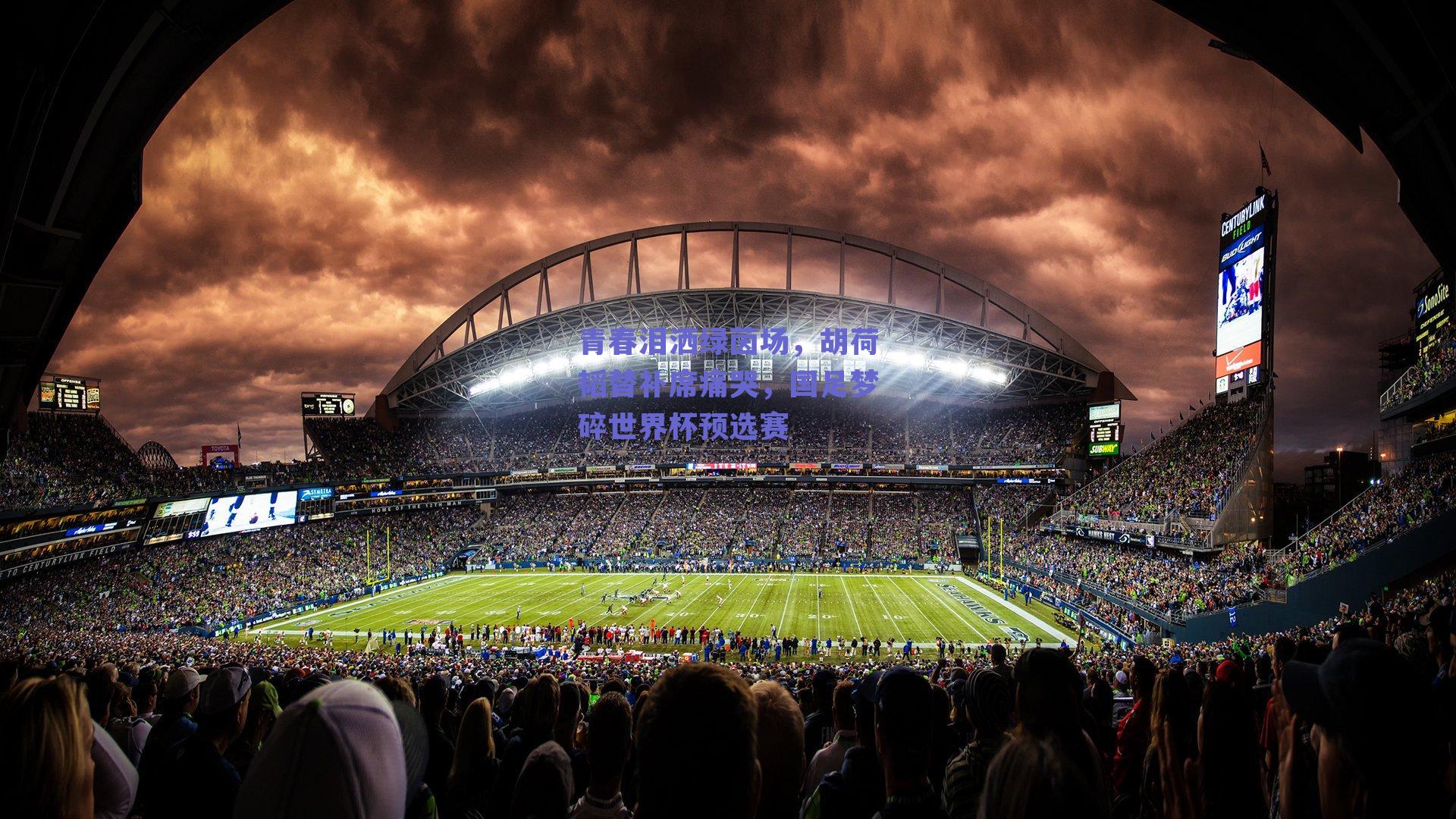 青春泪洒绿茵场，胡荷韬替补席痛哭，国足梦碎世界杯预选赛